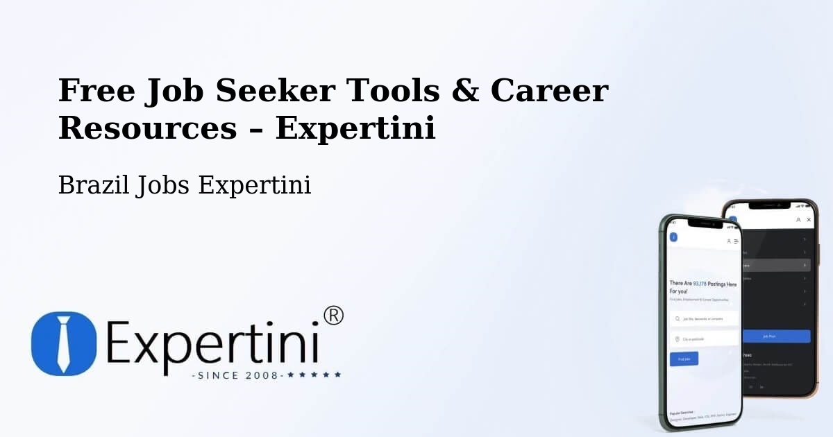 Free Job Seeker Tools & Career Resources – Itaboraí - Itaboraí, Brazil Jobs Expertini