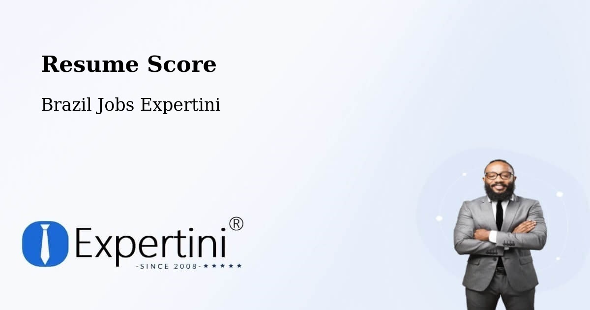 Resume Score & Job Description Match Tool – Itaboraí - Brazil Jobs Expertini